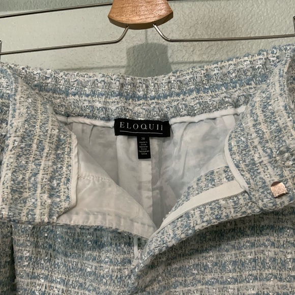 NWT Eloquii Tweed Shorts size 20 - Picture 6 of 7